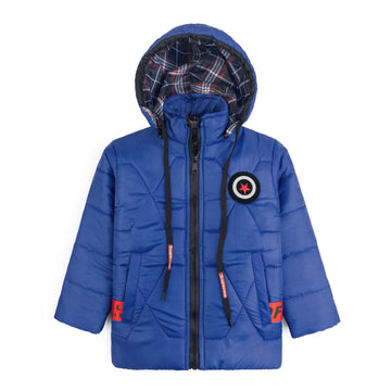 Stylish puffer Jacket- Blue B
