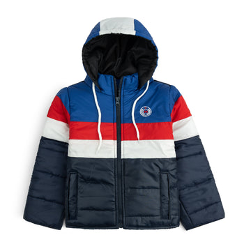 Stylish puffer Jacket- Navy R Blue