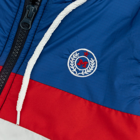 Stylish puffer Jacket- Navy R Blue