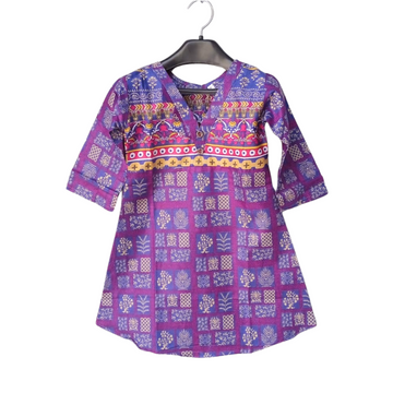 Light Purpal Printed Top