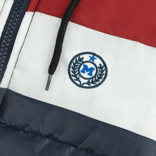 Stylish puffer Jacket- Navy White