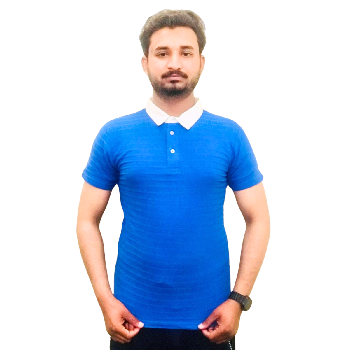 Hot Blue Polo Shirt