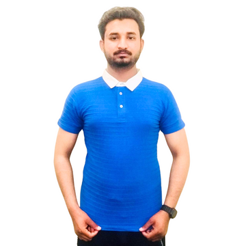 Hot Blue Polo Shirt