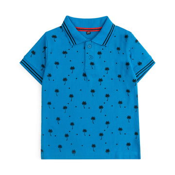 Blue P Polo Shirt