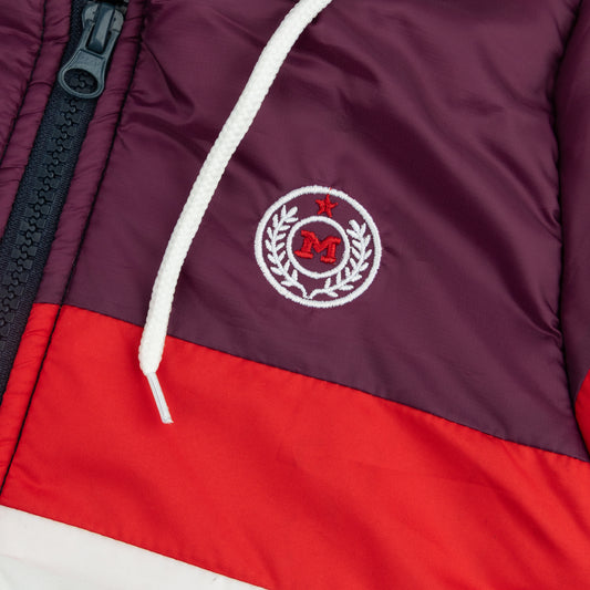 Stylish puffer Jacket- Navy Purple
