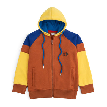 Brown Yellow Zipper