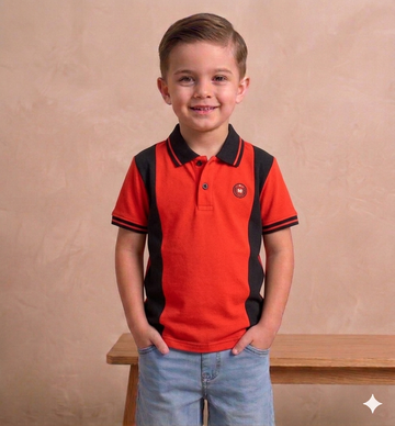 Red B Polo Shirt
