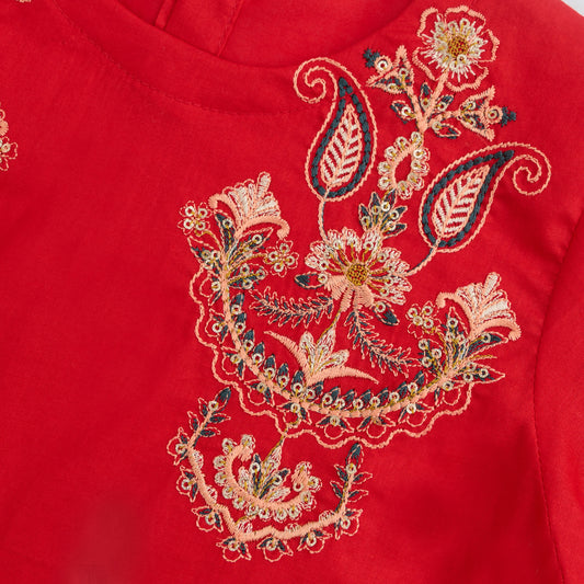 Red P Embroidered-2pcs