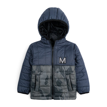 Stylish puffer Jacket- Printed