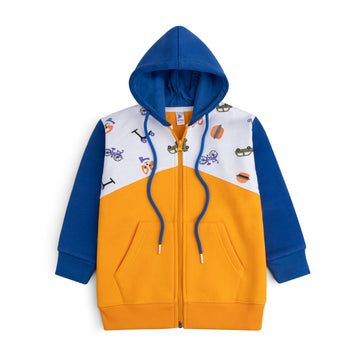 Orange R Blue Zipper