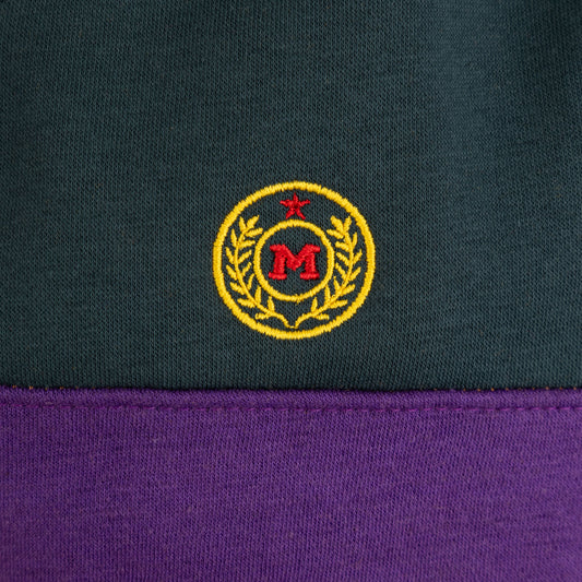 Orange/ Green Zipper