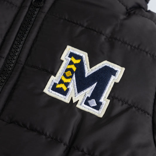 F/S Stylish puffer Jacket-Black