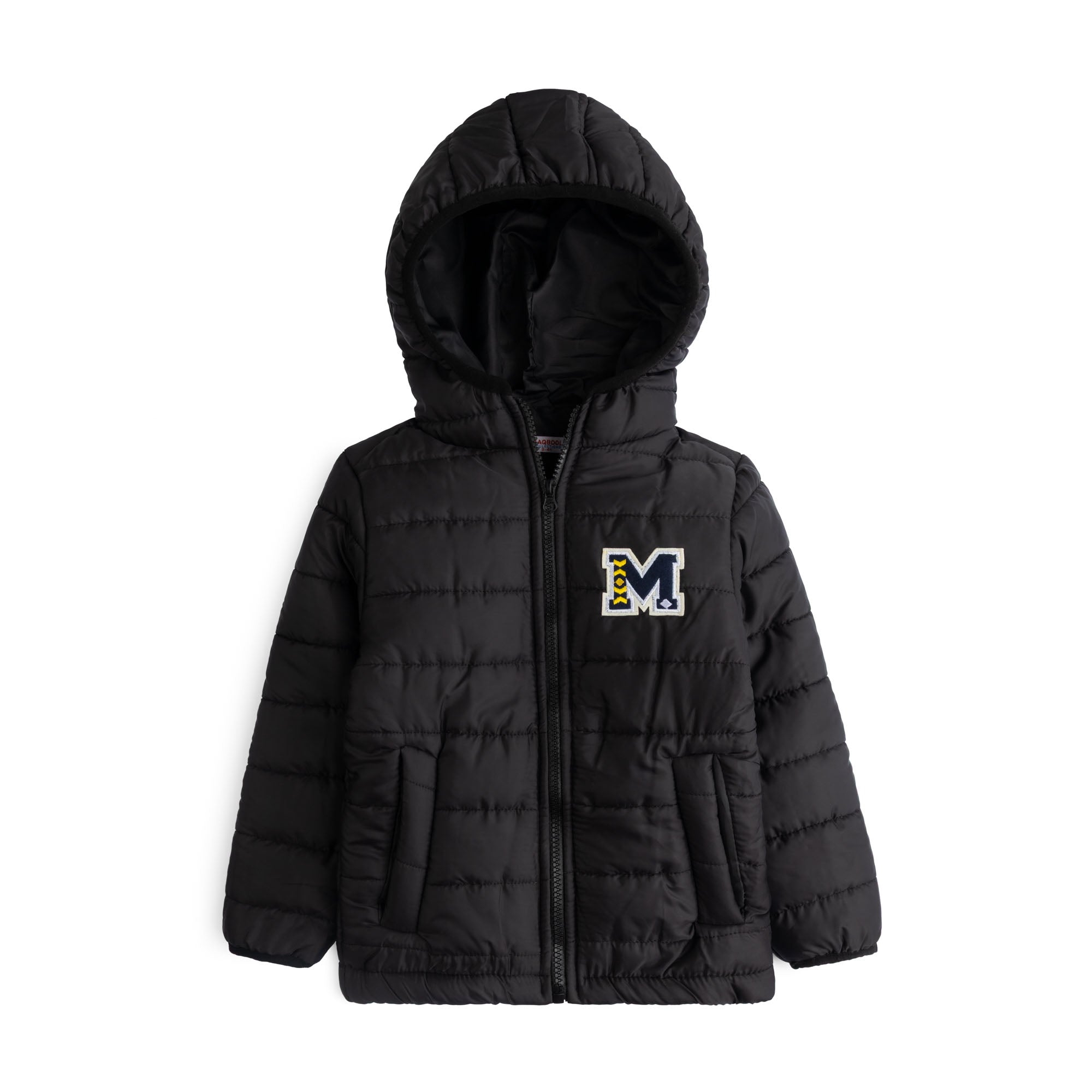 F/S Stylish puffer Jacket-Black