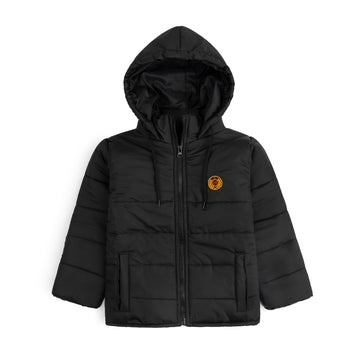 Stylish puffer Jacket- Jet Black