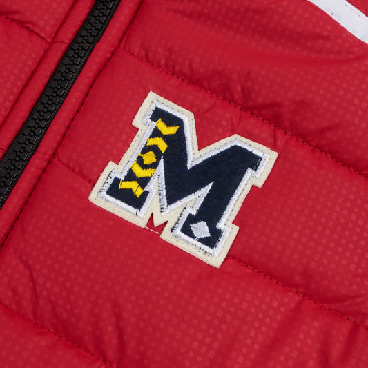 Stylish puffer Jacket- Red N