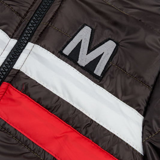 Stylish puffer Jacket- Black WR