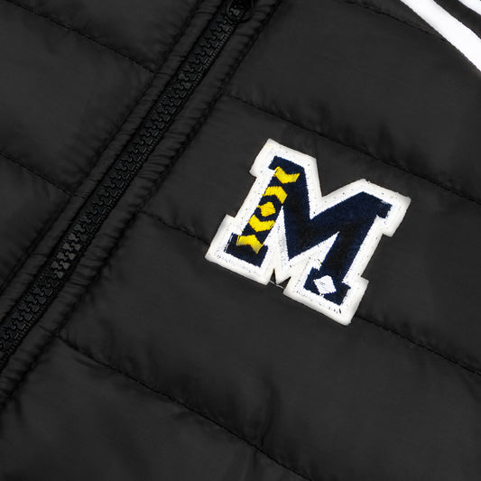 Stylish puffer Jacket- Black N