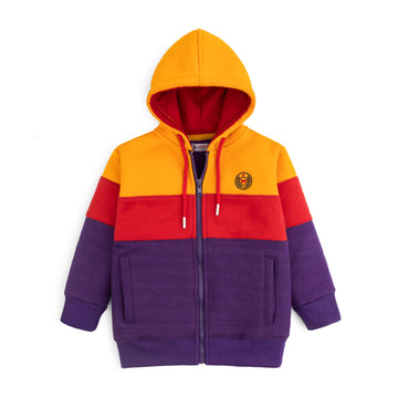 Purple/ Orange Zipper