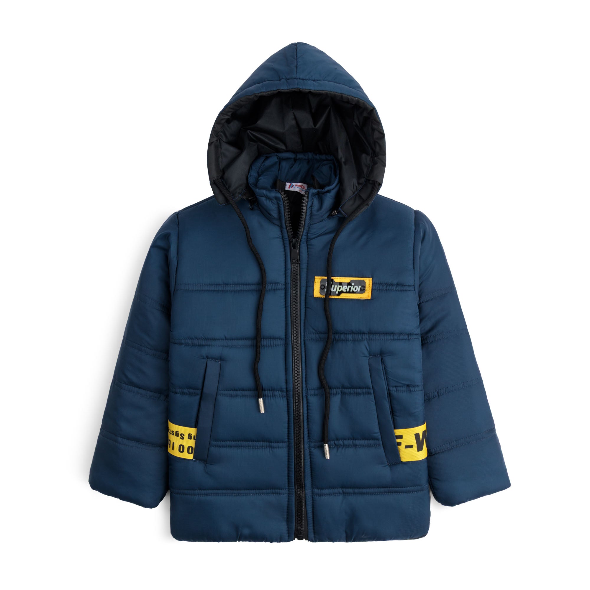 Stylish puffer Jacket- Navy Blue