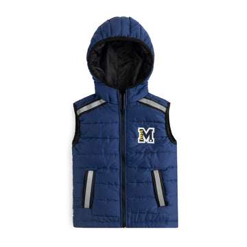 Blue Fashion Puffer Jacket
