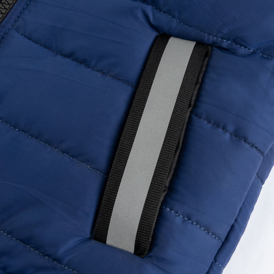 Blue Fashion Puffer Jacket