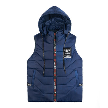 Stylish Blue Puffer Jacket