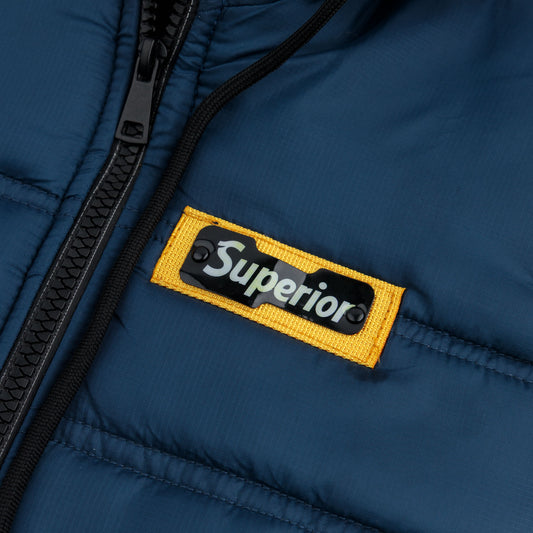 Stylish puffer Jacket- Navy Blue