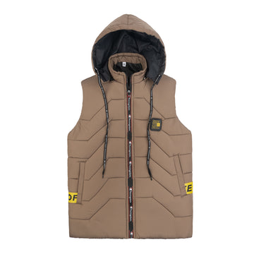 Brown Fashion Puffer Jacket