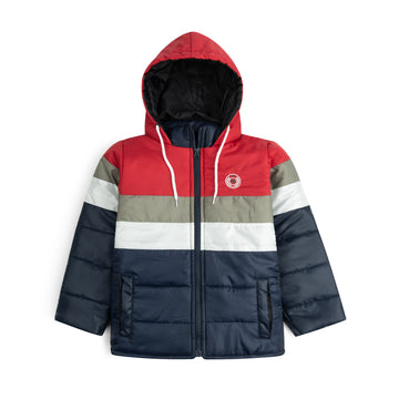 Stylish puffer Jacket- Navy WGR