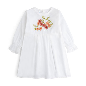 White Embroidered Top