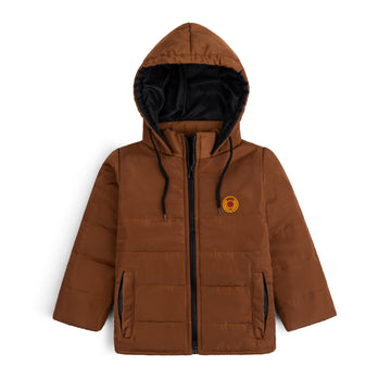 Stylish puffer Jacket- Golden