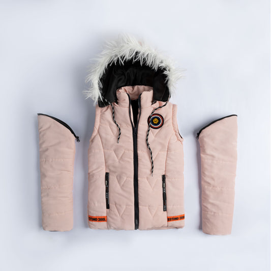 China Fer Jacket-Light Pink