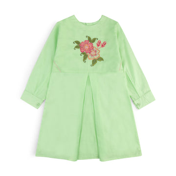 Sea Green Embroidered Top