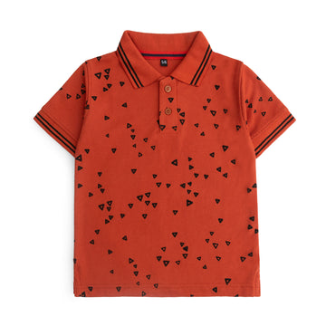 Rust P Polo Shirt