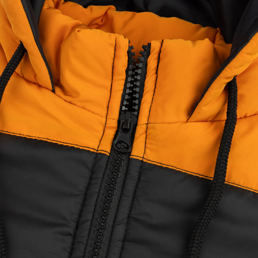 Stylish puffer Jacket- Black Mustard