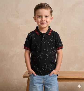 Black P Polo Shirt