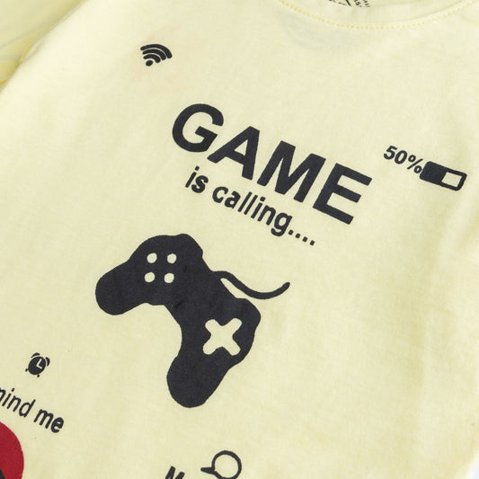 Game Yellow T Shirt