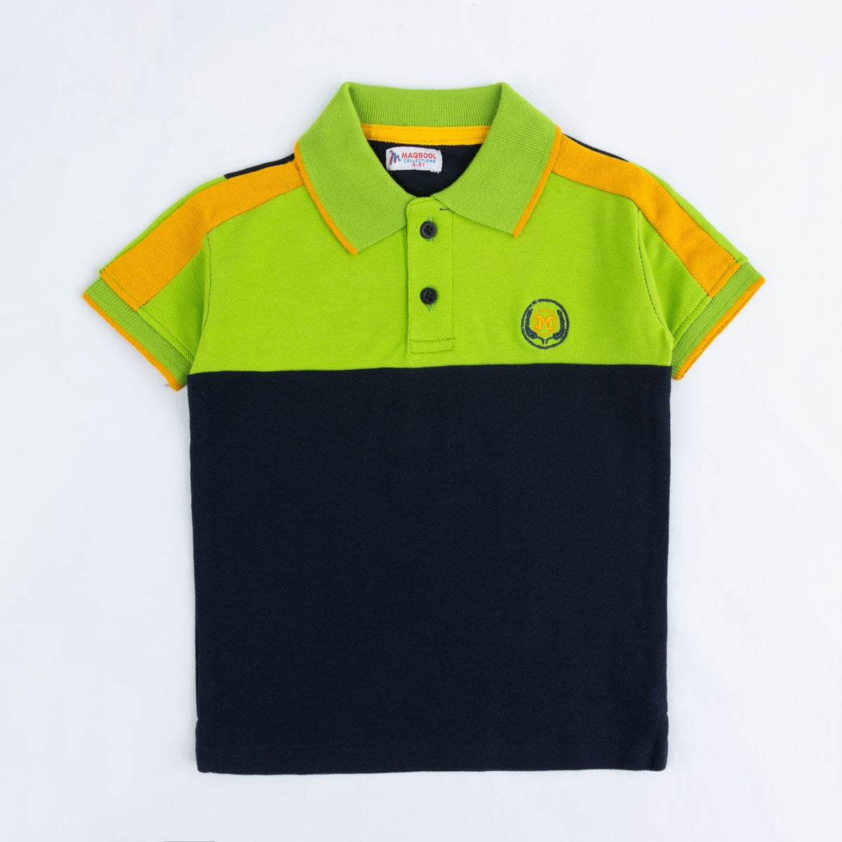 Parrot/Mustard Polo Shirt