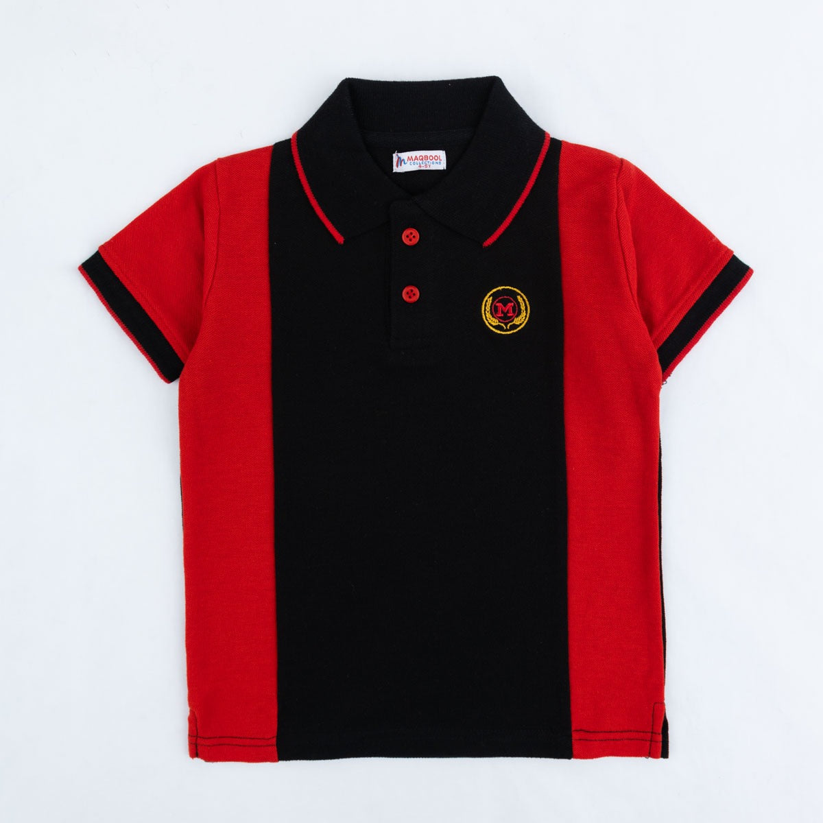 Red Black Polo Shirt