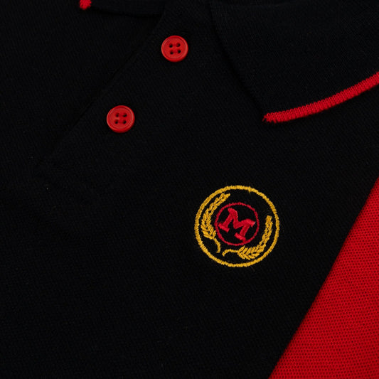 Red Black Polo Shirt