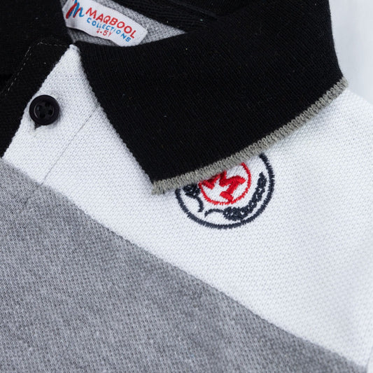 Grey/Black Polo Shirt