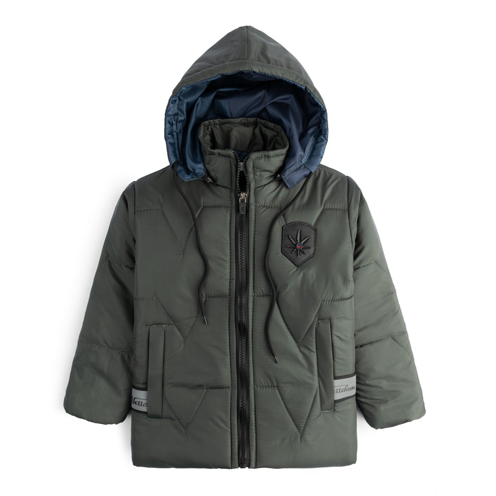 Stylish puffer Jacket- Green