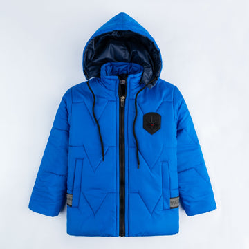 Stylish puffer Jacket- R Blue