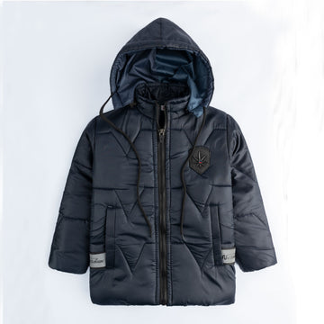 Stylish puffer Jacket-Navy