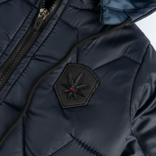 Stylish puffer Jacket-Navy