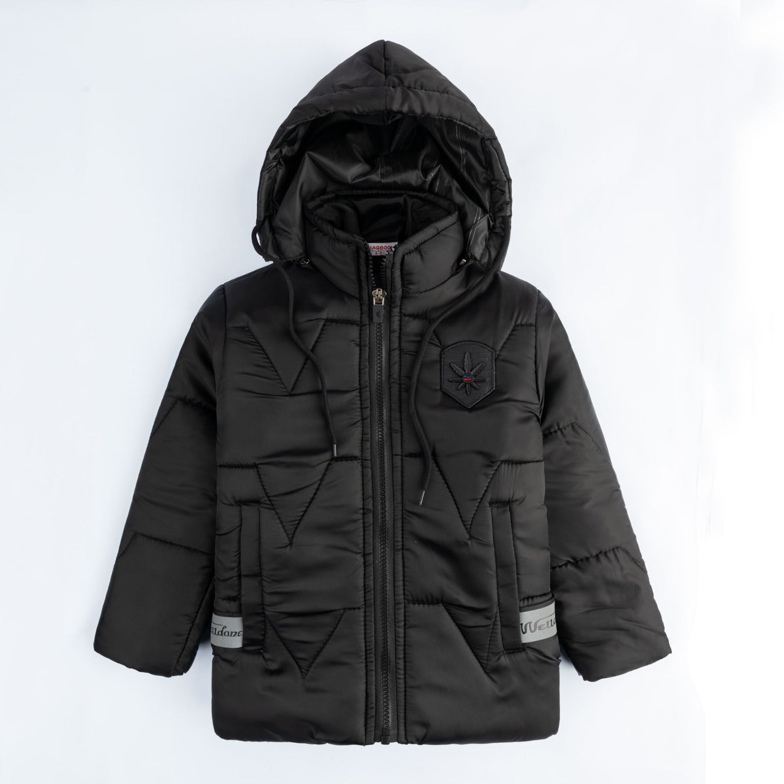 Stylish puffer Jacket-Black