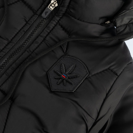 Stylish puffer Jacket-Black