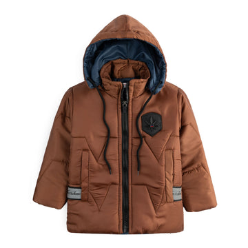 Stylish puffer Jacket- Golden