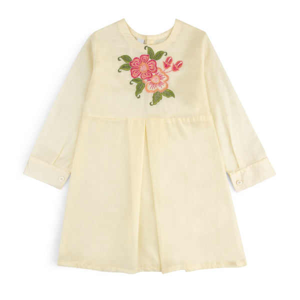 Off White Embroidered Top