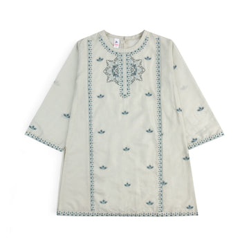 Grey Embroidered Shirt